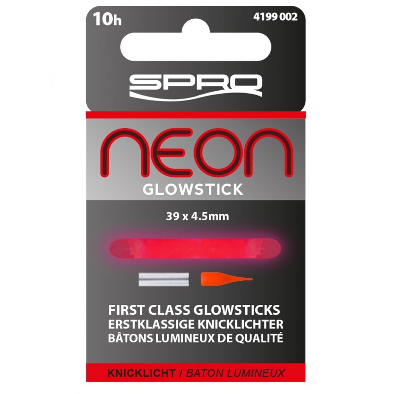 Cветлячки SPRO Neon Glow Sticks RED 39х4,5мм Cветлячки SPRO Neon Glow Sticks RED 39х4,5мм